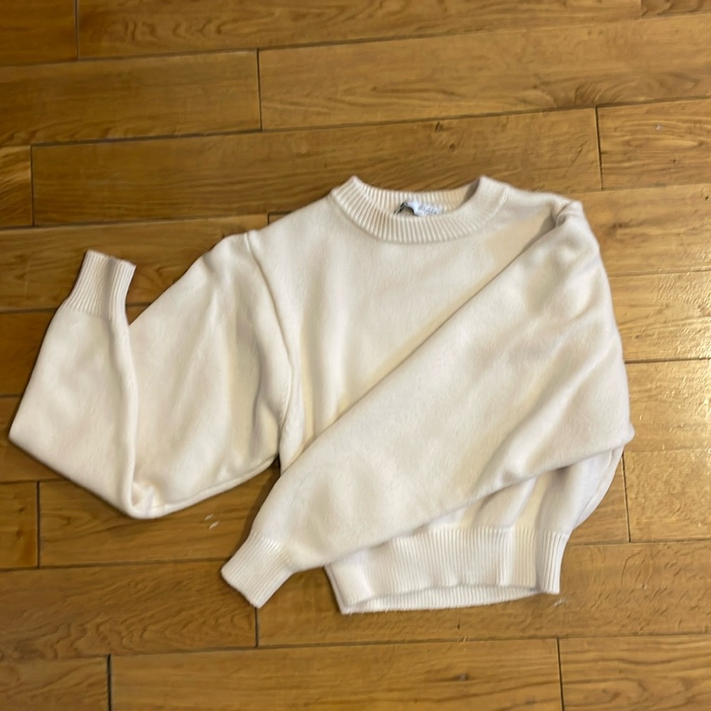 ZARA cream sweater
